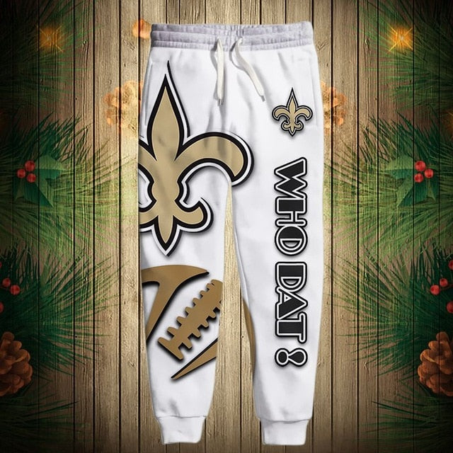 New Orleans Saints Zigzag Casual Sweatpants