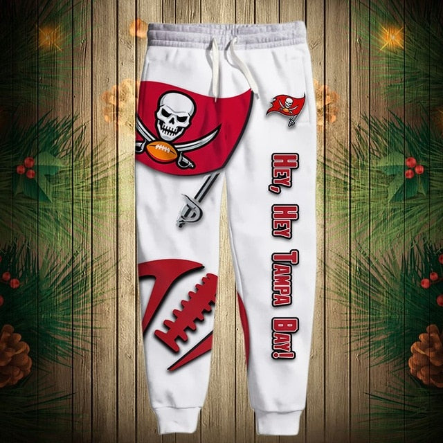 Tampa Bay Buccaneers Zigzag Casual 3D Sweatpants