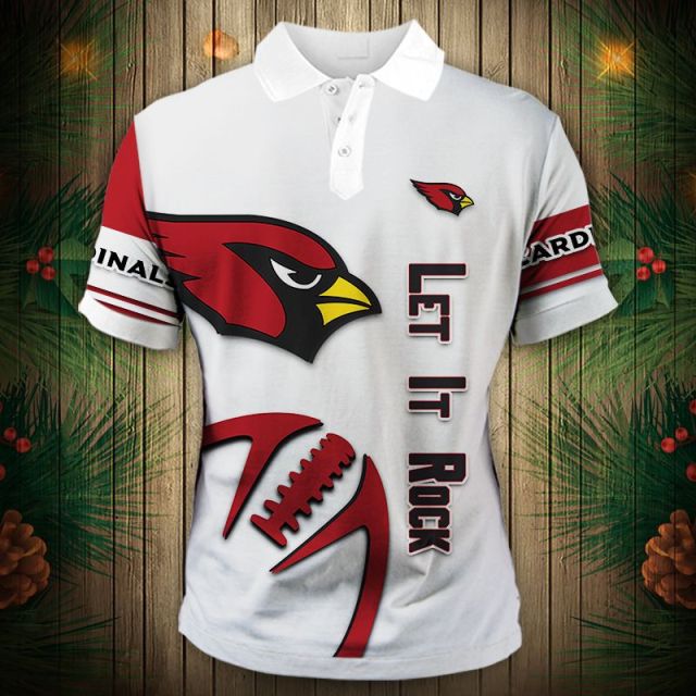 Arizona Cardinals Zigzag Casual Polo Shirt