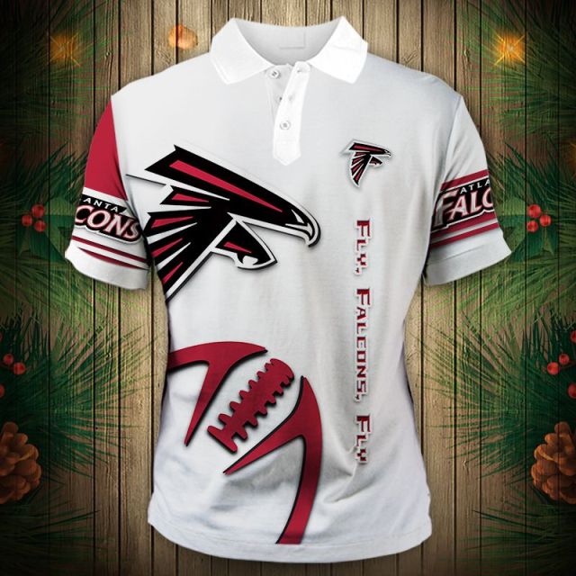 Atlanta Falcons Zigzag Casual Polo Shirt