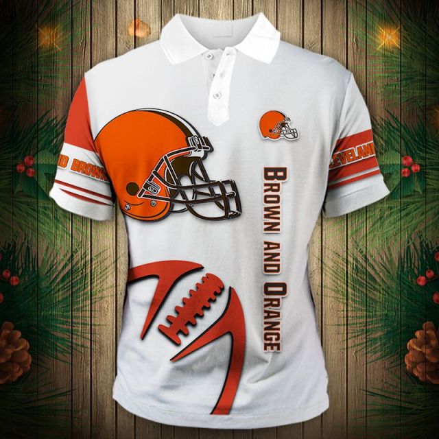 Cleveland Browns Zigzag Casual Polo Shirt