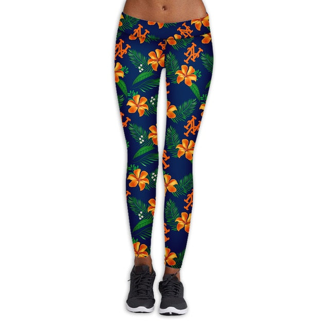 New York Mets Print Leggings