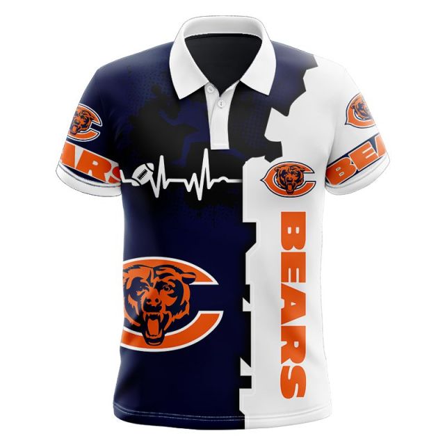 Chicago Bears Beating Curve Polo Shirt