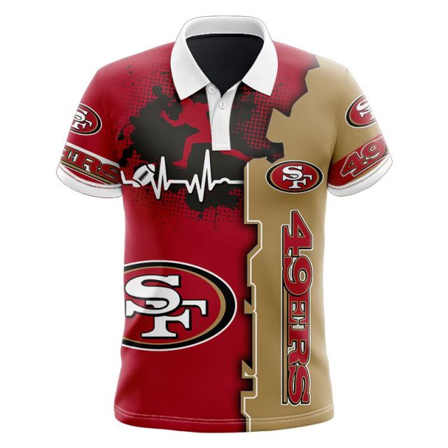 San Francisco 49ers Beating Curve Polo Shirt