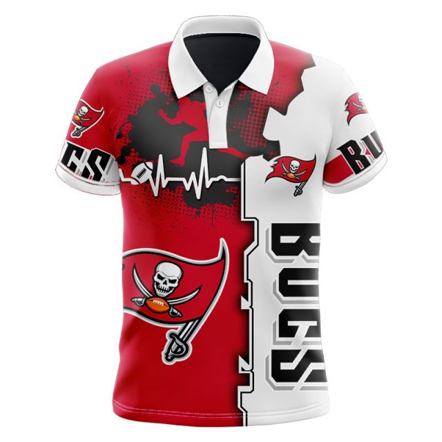 Tampa Bay Buccaneers Beating Curve Polo Shirt