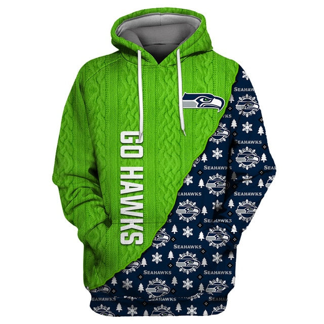 Seattle Seahawks Cool Christmas Hoodie