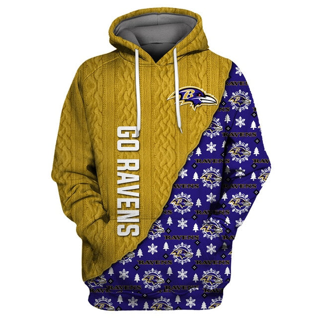 Baltimore Ravens Cool Christmas Hoodie