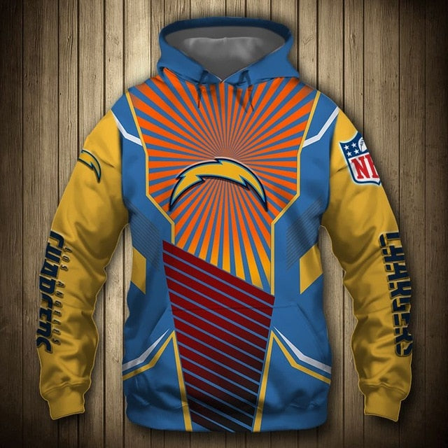 Los Angeles Chargers Sunlight Casual Hoodie