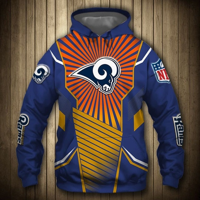 Los Angeles Rams Sunlight Casual Hoodie