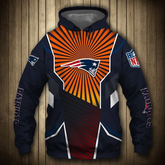 New England Patriots Sunlight Casual Hoodie