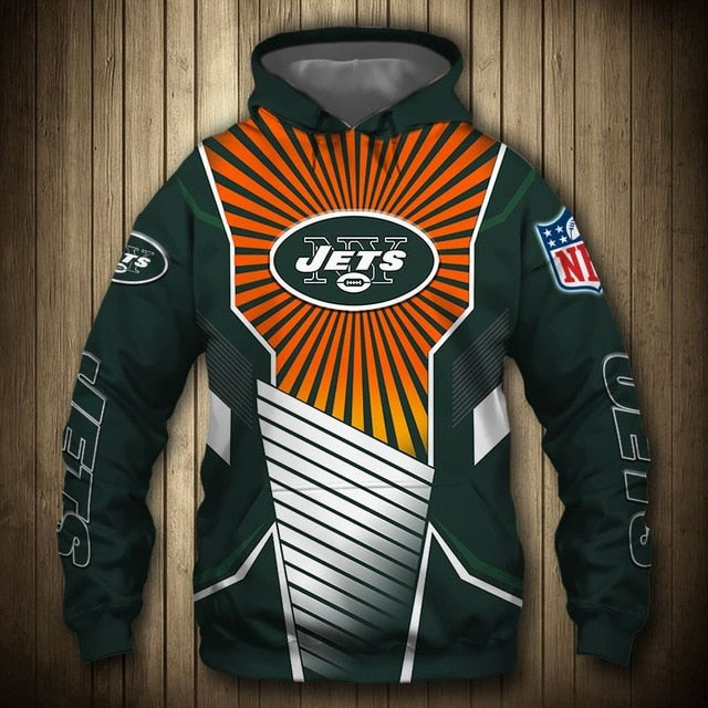 New York Jets Sunlight Casual Hoodie