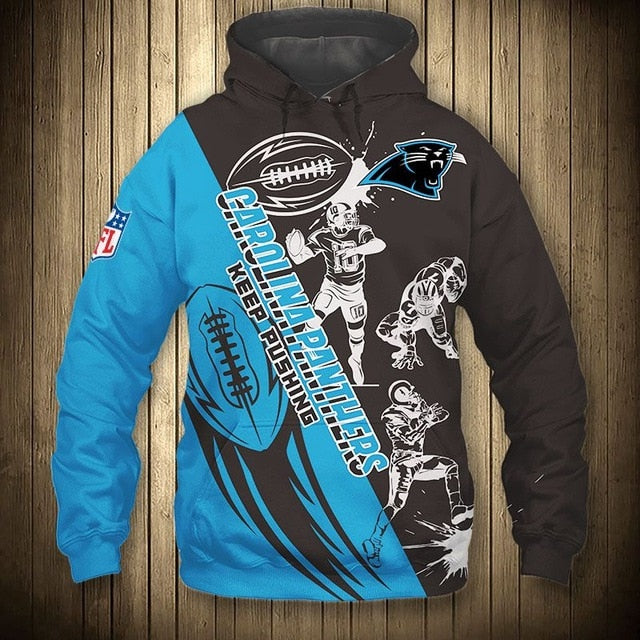 Carolina Panthers Casual 3D Hoodie