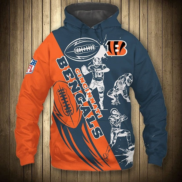 Cincinnati Bengals Casual 3D Hoodie