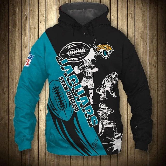 Jacksonville Jaguars Casual 3D Hoodie