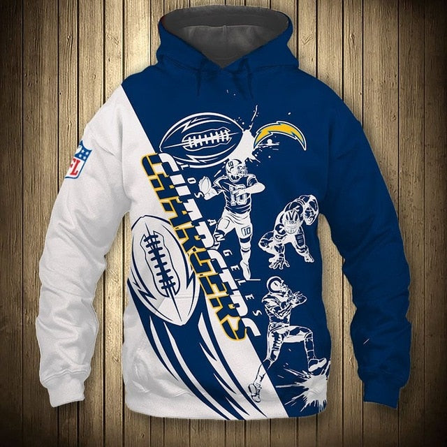 Los Angeles Chargers Casual 3D Hoodie