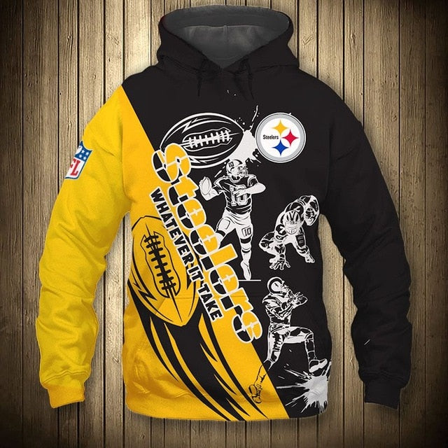 Pittsburgh Steelers Casual 3D Hoodie