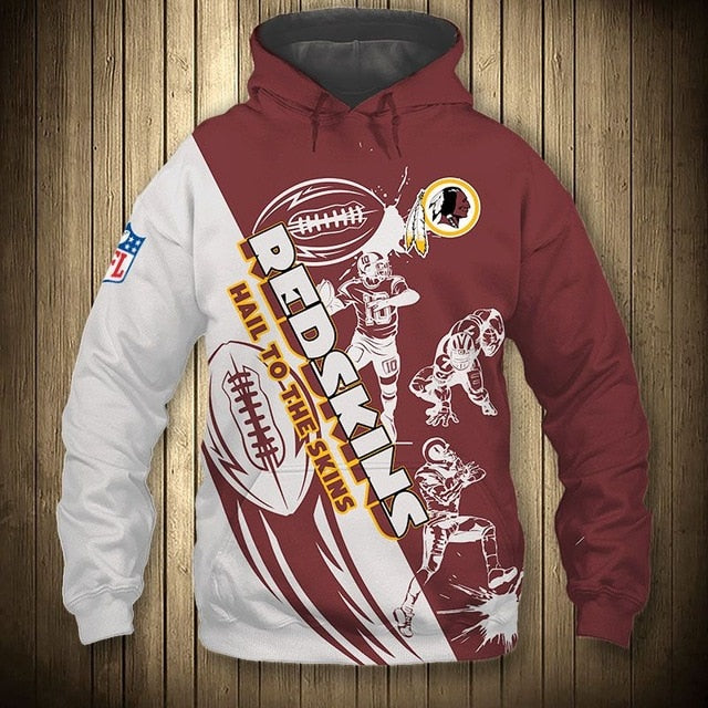 Washington Commanders Casual 3D Hoodie