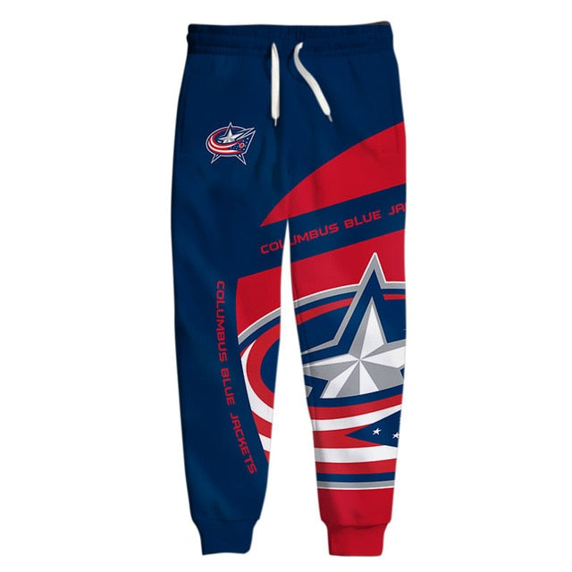 Columbus Blue Jackets 3D Sweatpants