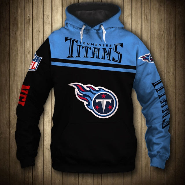 Tennessee Titans Casual 3D Hoodie