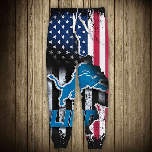 Detroit Lions American Flag Sweatpants