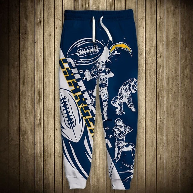 Los Angeles Chargers Casual 3D Sweatpants