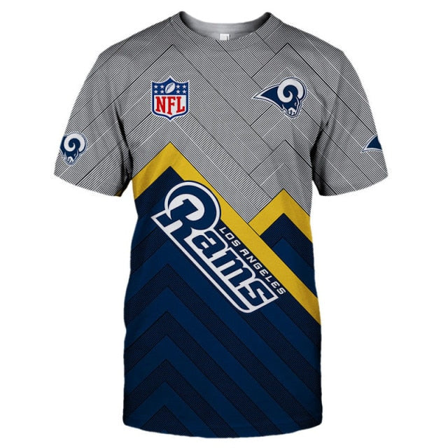 Los Angeles Rams Casual 3D T-Shirt