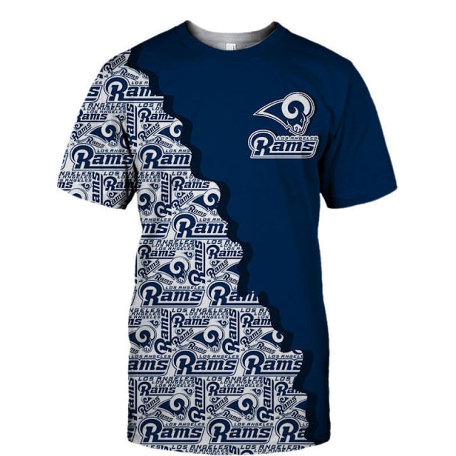 Los Angeles Rams Casual 3D T-Shirt