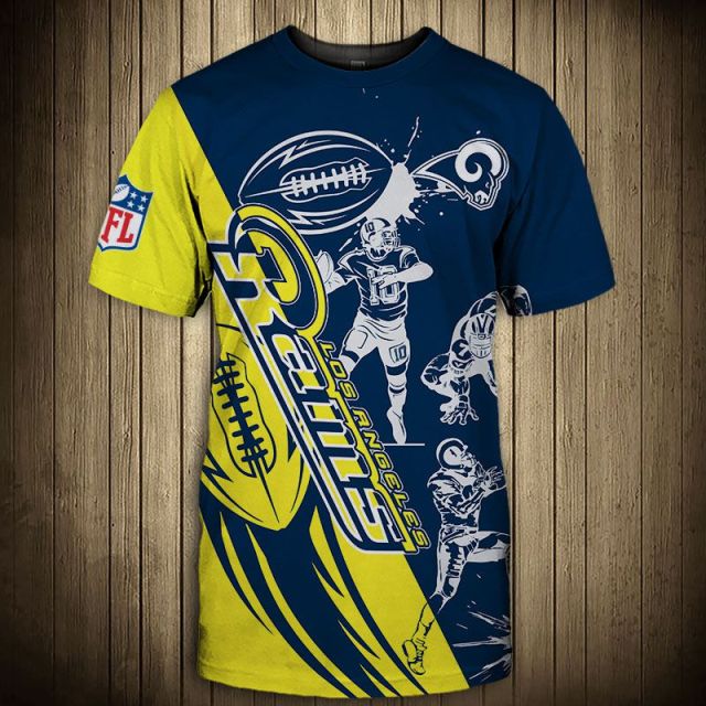 Los Angeles Rams Casual 3D T-Shirt