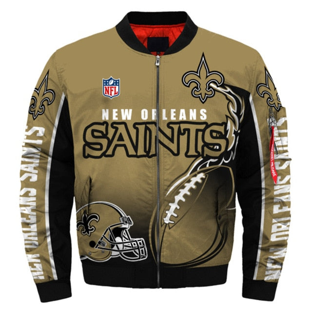 New Orleans Saints Casual Thick Jacket