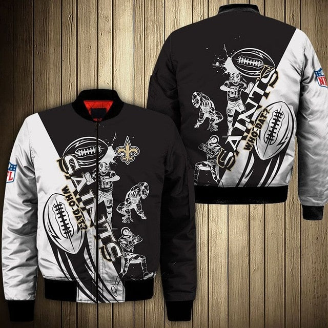 New Orleans Saints Casual Thick Jacket