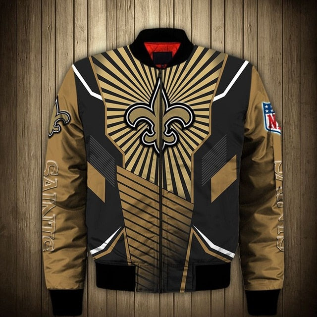 New Orleans Saints Sunlight Casual Thick Jacket