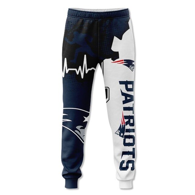 New England Patriots Beating Curve 3D Sweatpants