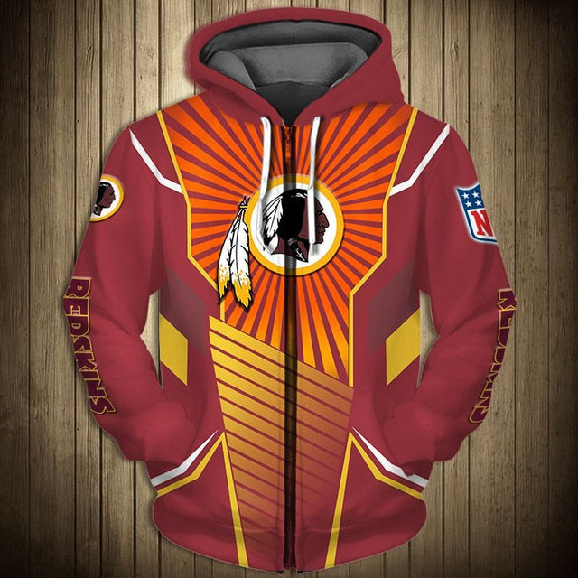 Washington Commanders Sunlight Zipper Hoodie