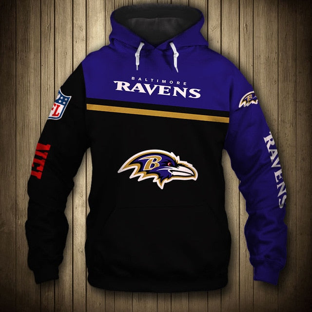 Baltimore Ravens 3D Hoodie