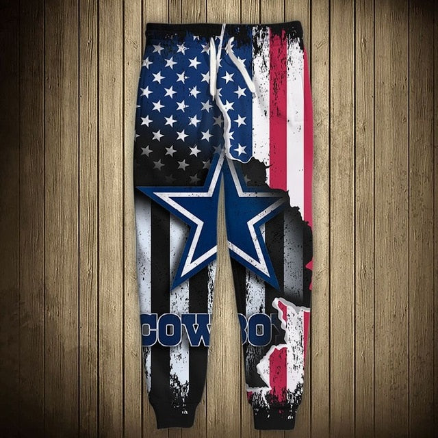 Dallas Cowboys American Flag Sweatpants
