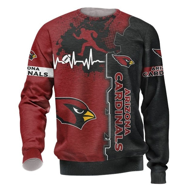 Arizona Cardinals Beating Curve 3D Pullover