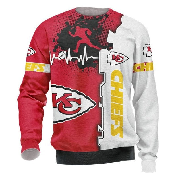 Kansas City Chiefs Beating Curve 3D Pullover