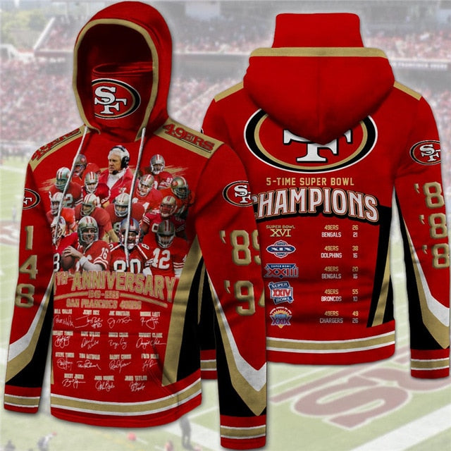 San Francisco 49ers Super Bowl Champion Hoodie