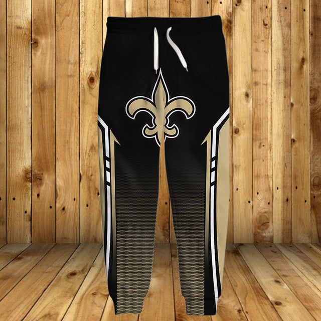 New Orleans Saints Casual 3D Sweatpants