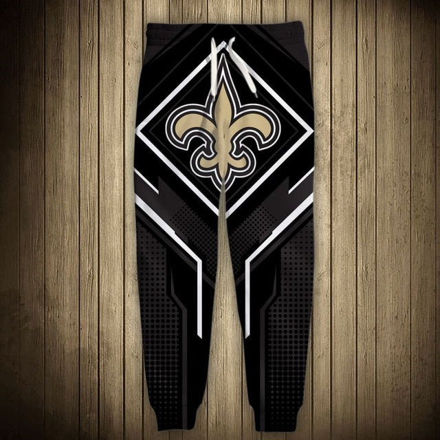 New Orleans Saints Square Lattice Sweatpants