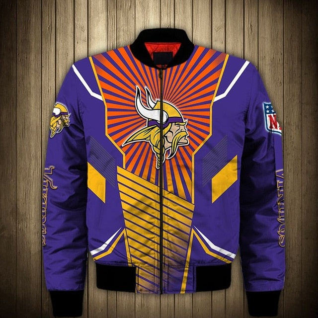 Minnesota Vikings Sunlight Casual Thick Jacket