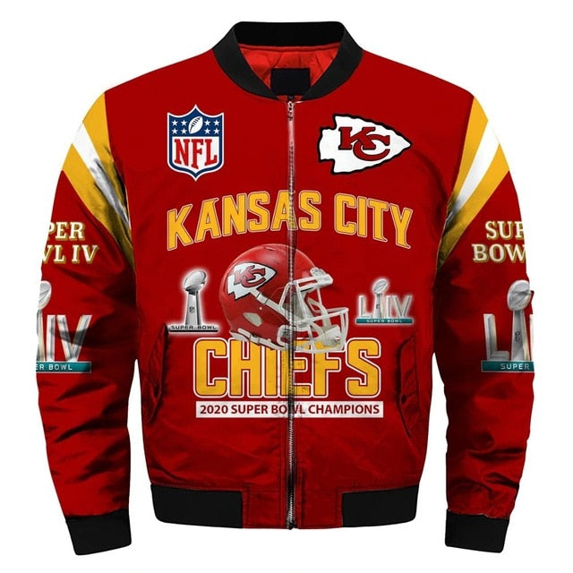 Kansas City Chiefs Super Bowl Champion Thick Jacket