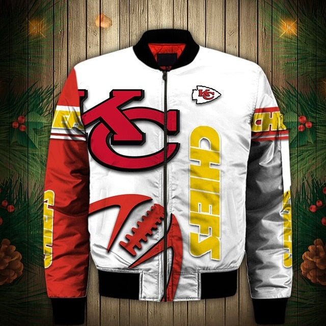 Kansas City Chiefs Zigzag Casual Thick Jacket