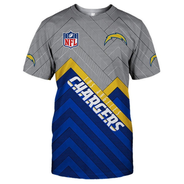 Los Angeles Chargers Casual 3D T-Shirt