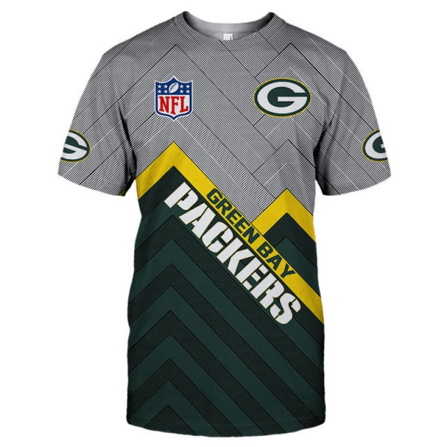 Green Bay Packers Casual 3D T-Shirt