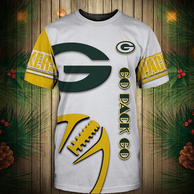 Green Bay Packers Zigzag Casual T-Shirt