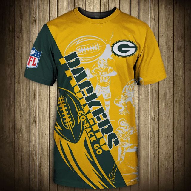 Green Bay Packers Casual 3D T-Shirt