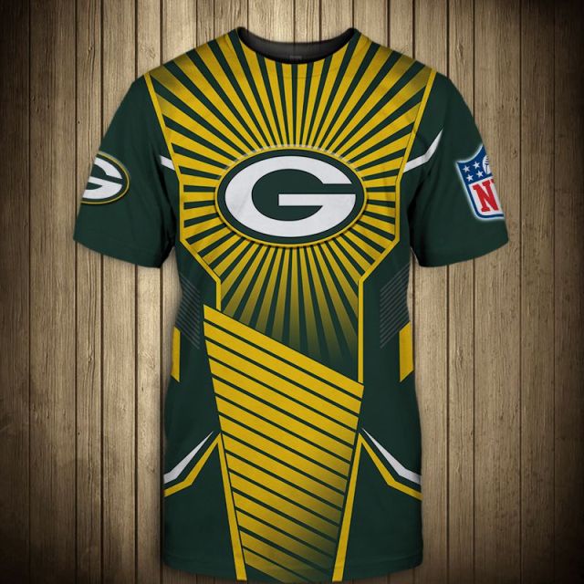 Green Bay Packers Sunlight 3D T-Shirt