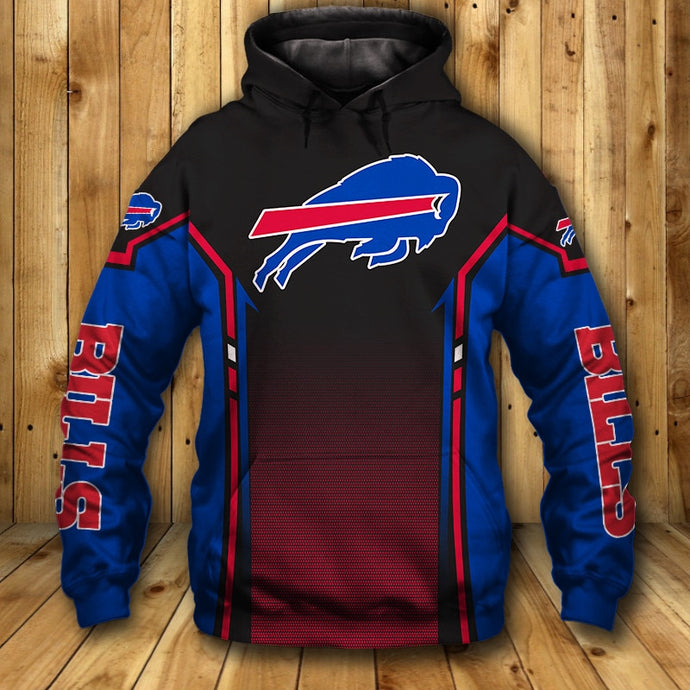 Buffalo Bills Casual Zipper Hoodie