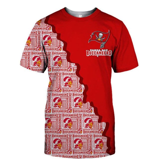 Tampa Bay Buccaneers Casual 3D T-Shirt